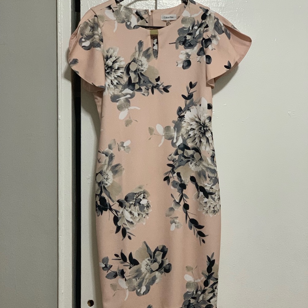Clavin Klein floral dress